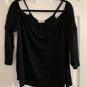 Black Long Sleeve Top